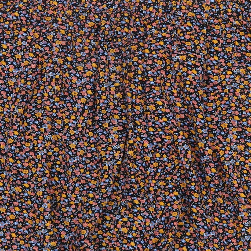 New Look Womens Multicoloured Floral  Mini Skirt Size 14