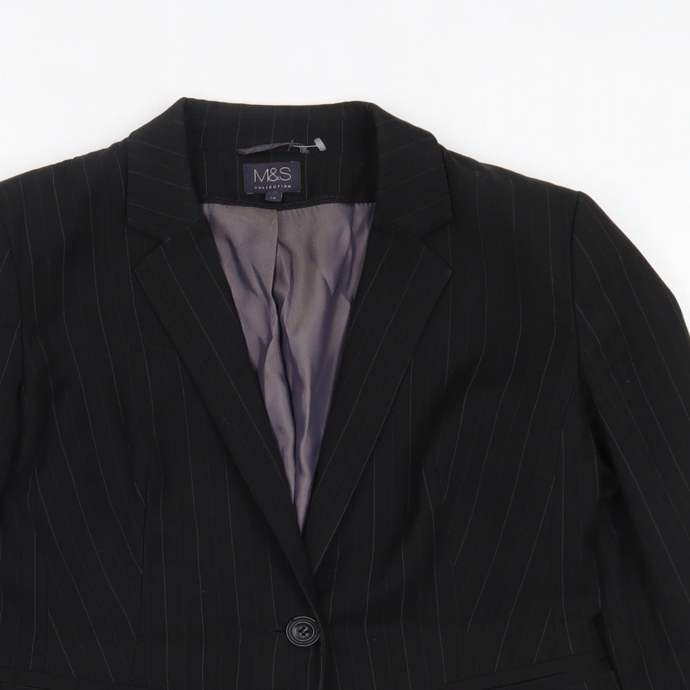 Marks and Spencer Womens Black   Jacket Blazer Size 12