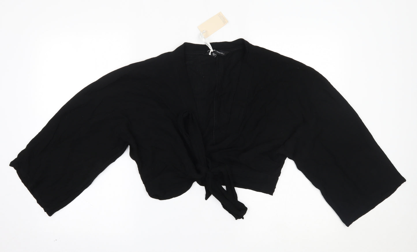 capsule Womens Black   Wrap Blouse Size 14