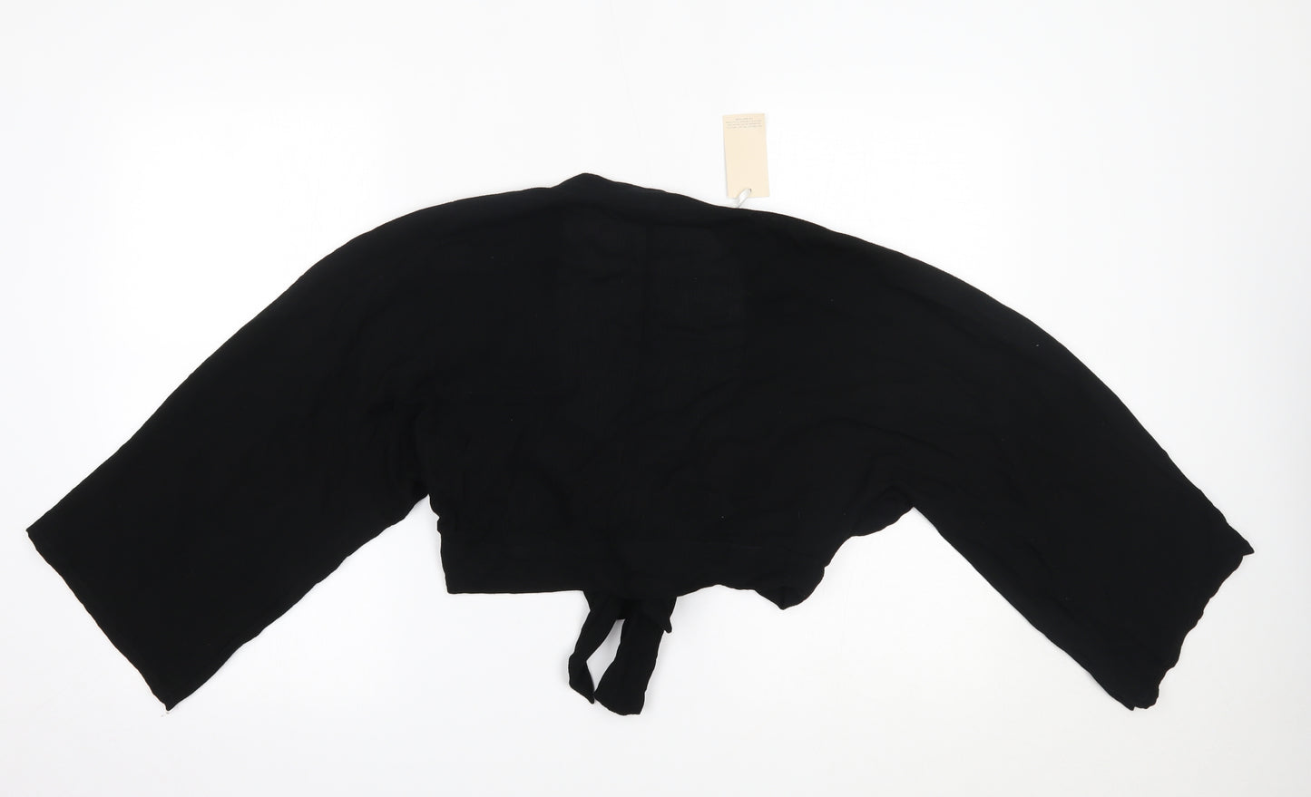 capsule Womens Black   Wrap Blouse Size 14