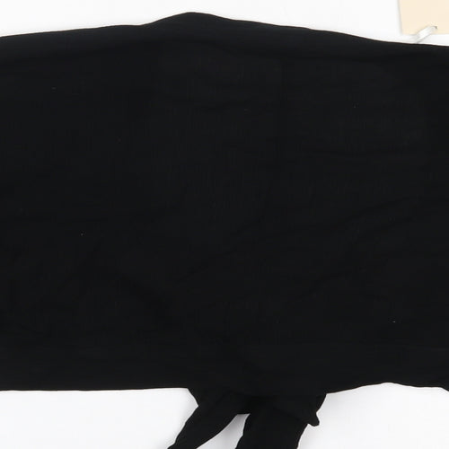 capsule Womens Black   Wrap Blouse Size 14