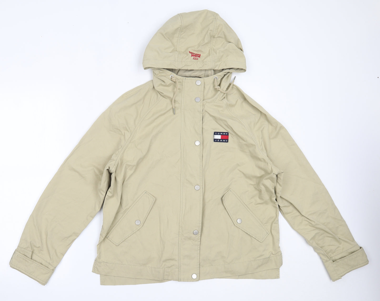 Tommy Hilfiger Womens Beige   Overcoat Coat Size M