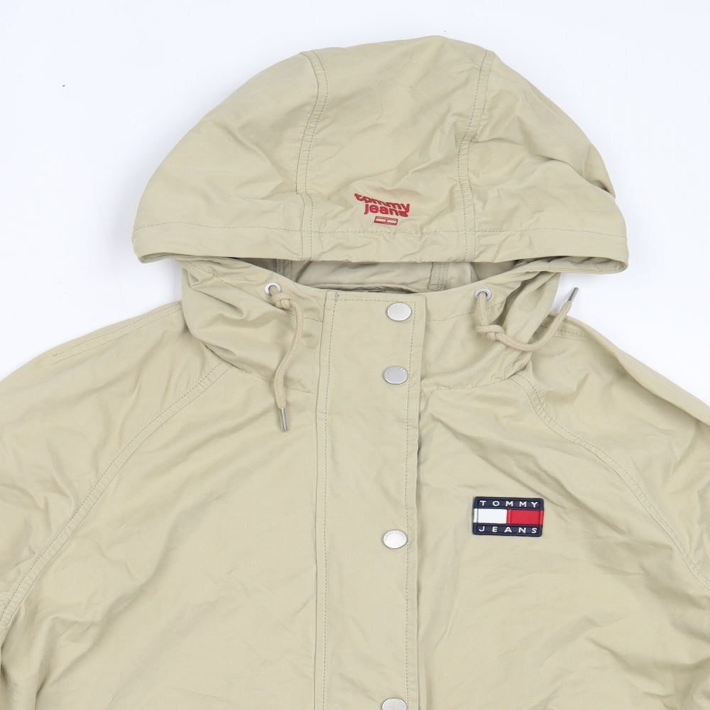 Tommy Hilfiger Womens Beige   Overcoat Coat Size M