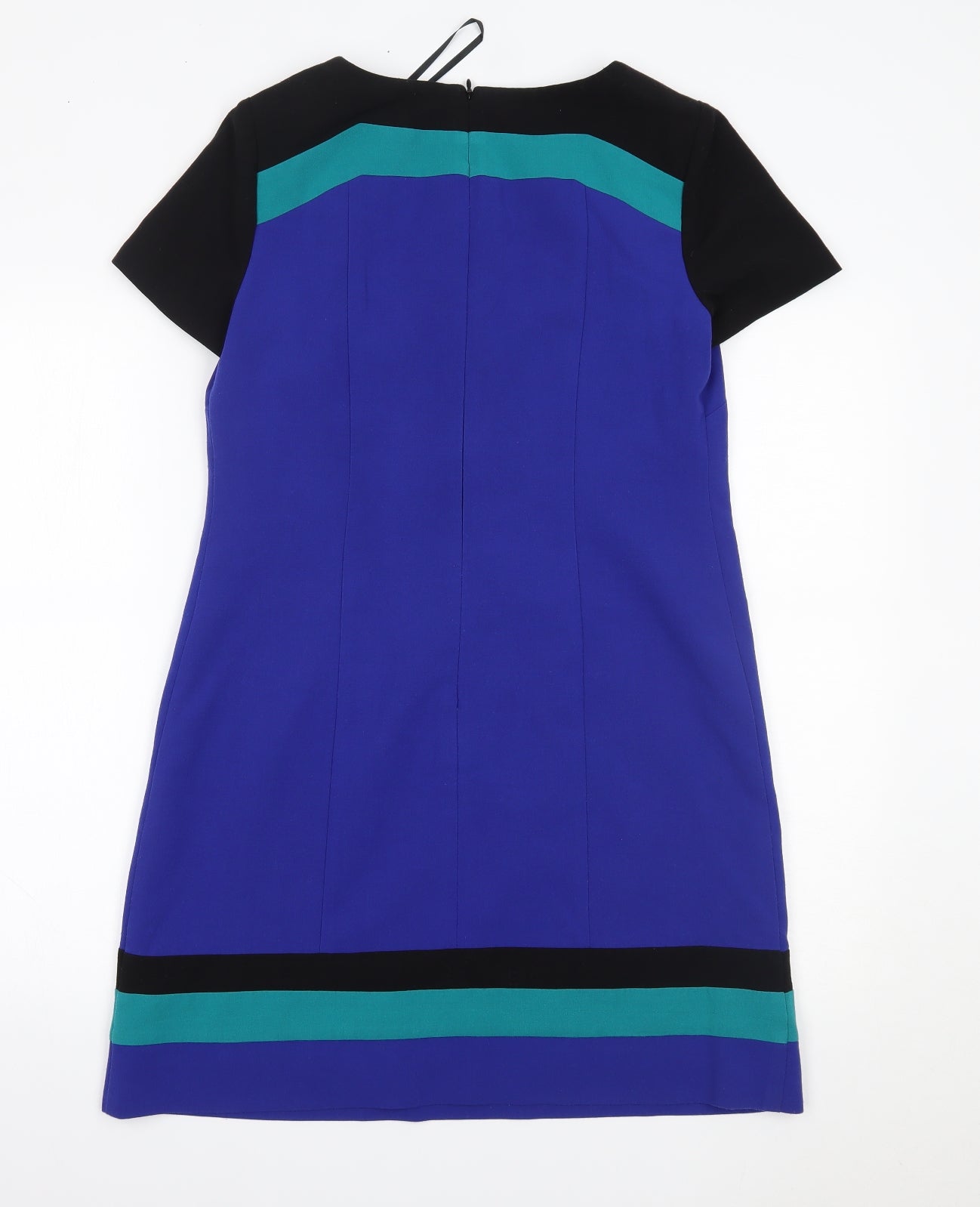 Debenhams Womens Blue Striped  A-Line  Size 12