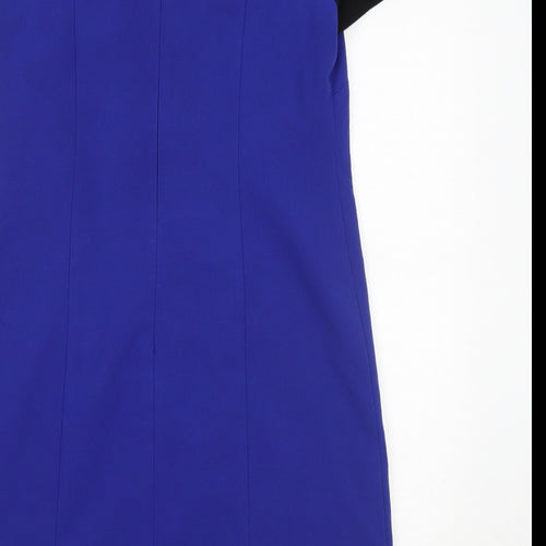 Debenhams Womens Blue Striped  A-Line  Size 12