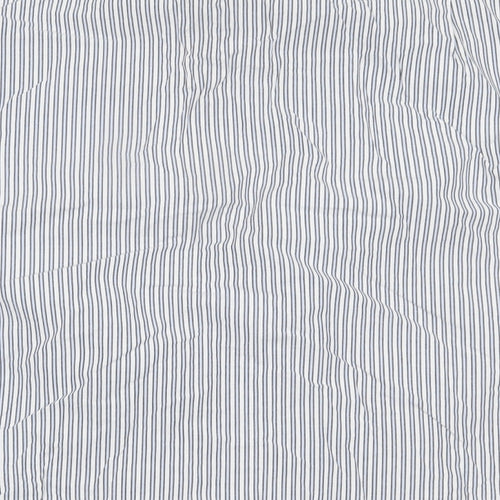 Marks and Spencer Mens Blue Striped   Button-Up Size 3XL