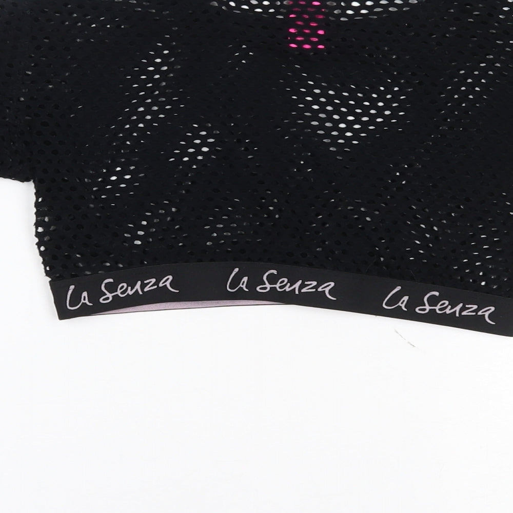 La Senza Womens Black   Cropped Blouse Size XS