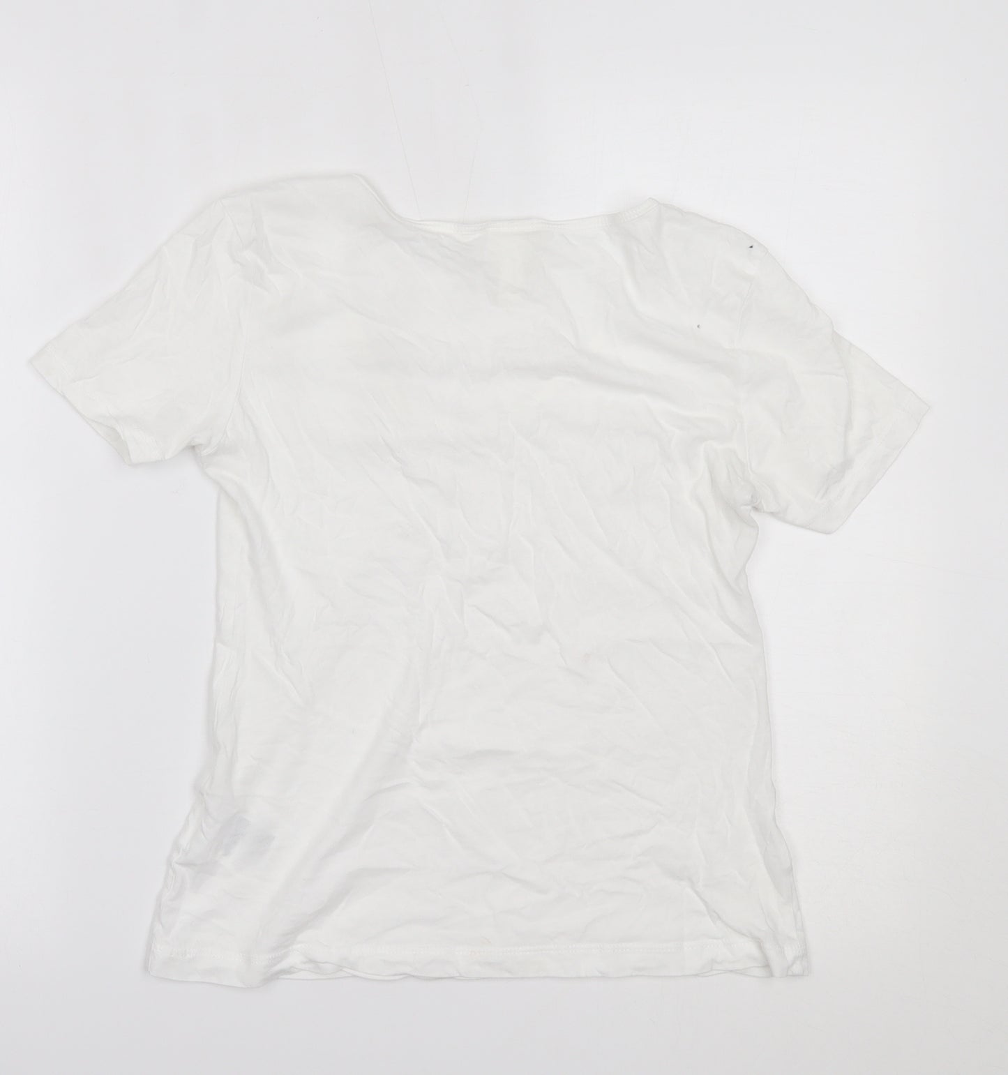 H&M Womens White   Basic T-Shirt Size S
