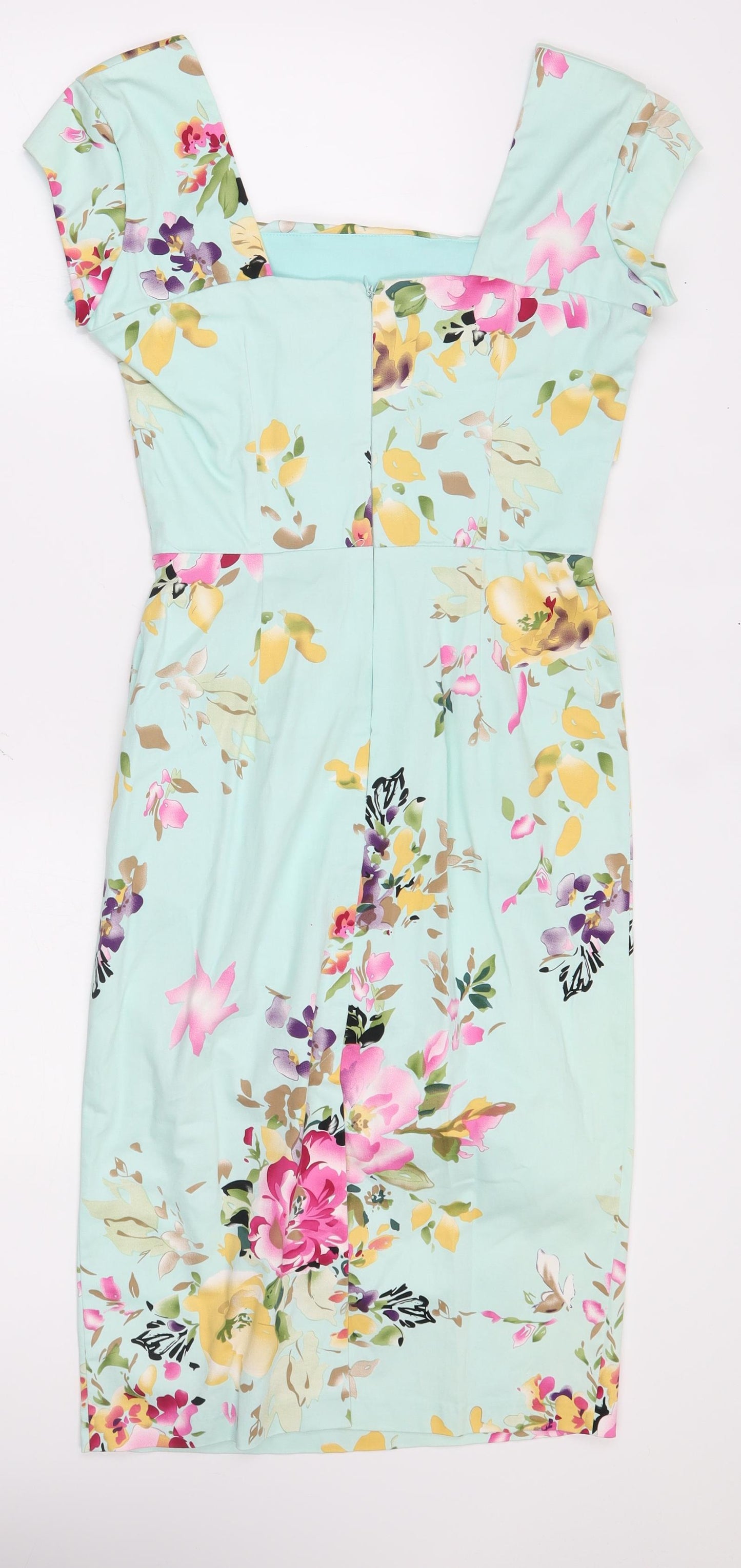 the pretty dress company  Womens Green Floral  Fit & Flare  Size 12