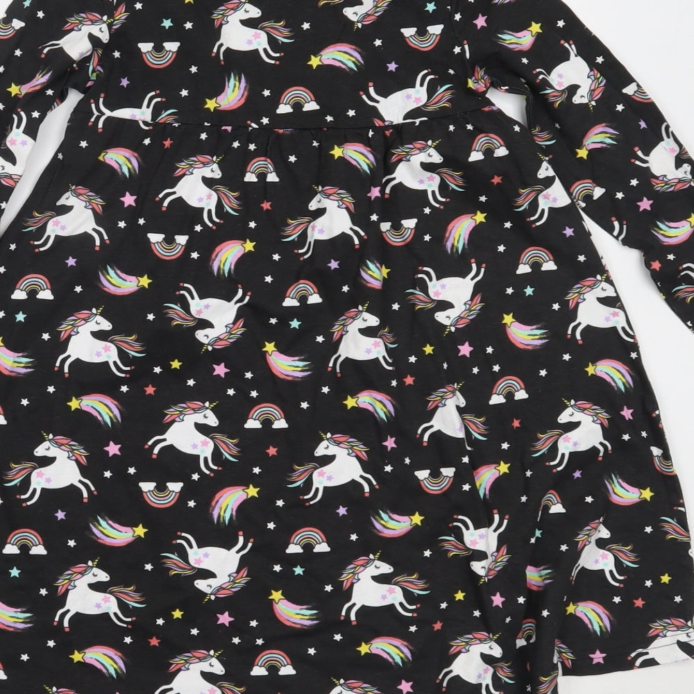 Studio Girls Black   Fit & Flare  Size 7-8 Years
