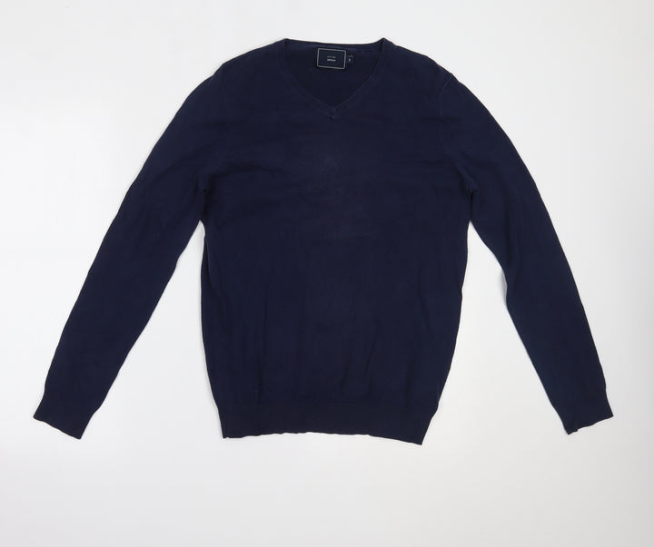 John Lewis Mens Blue Pullover Jumper Size S