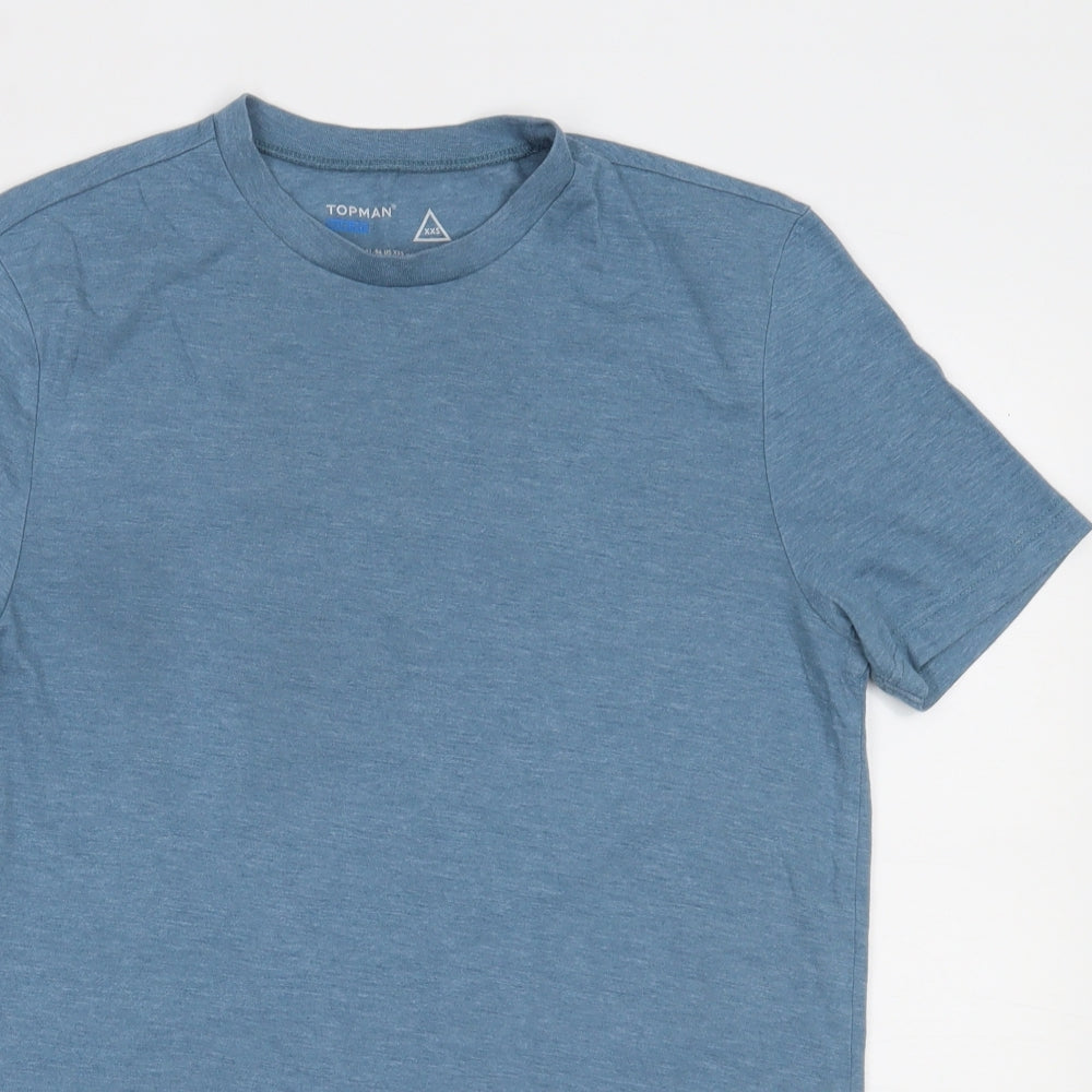 Topman Mens Blue    T-Shirt Size XS