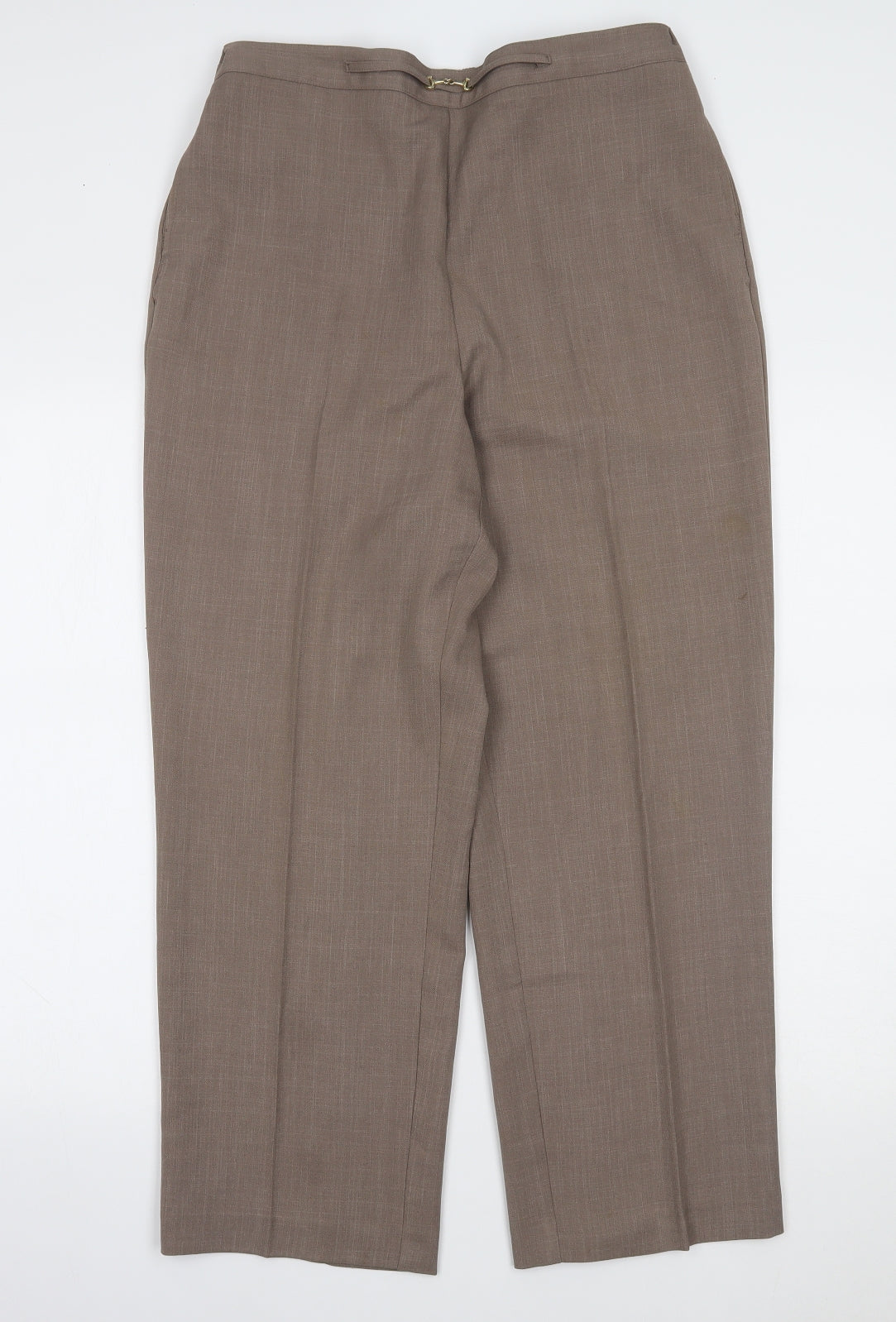 BHS Womens Beige   Trousers  Size 14 L25 in