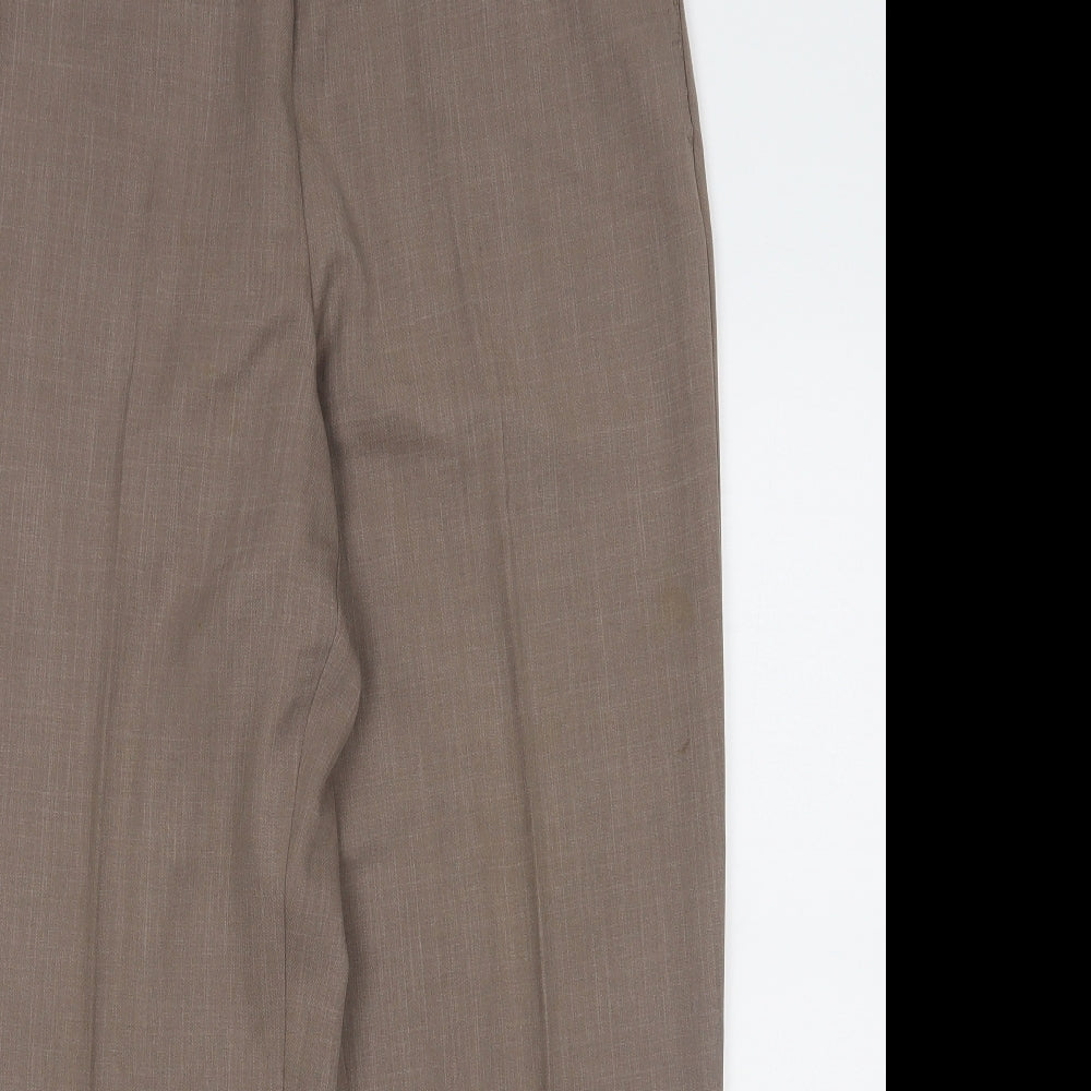 BHS Womens Beige   Trousers  Size 14 L25 in