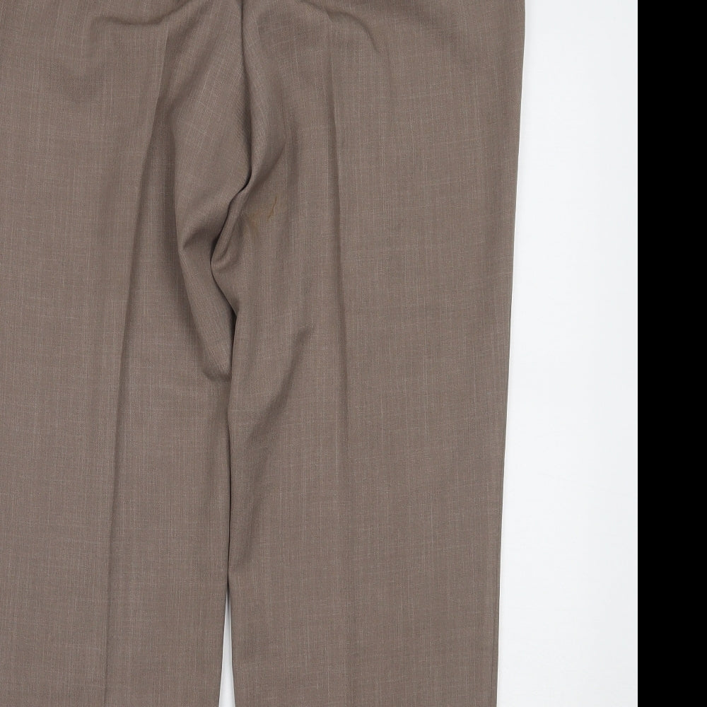 BHS Womens Beige   Trousers  Size 14 L25 in