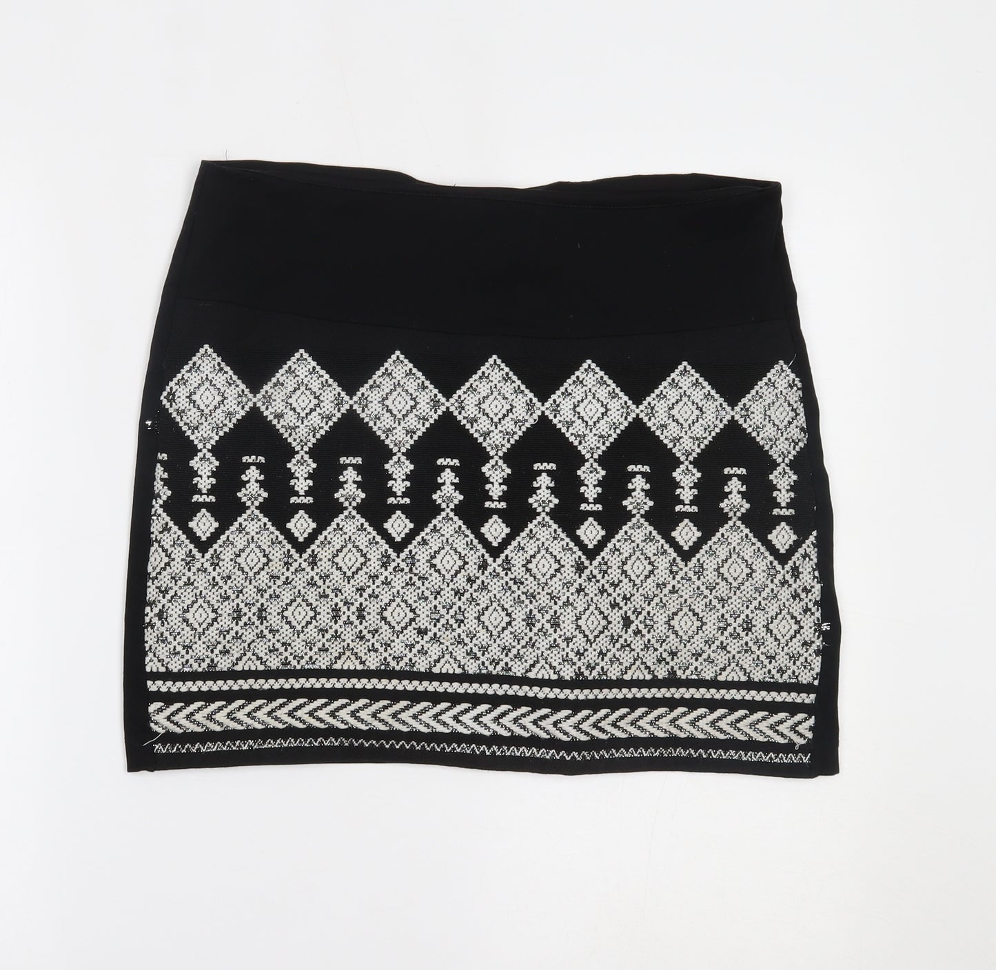 H&M Womens Black   Mini Skirt Size M