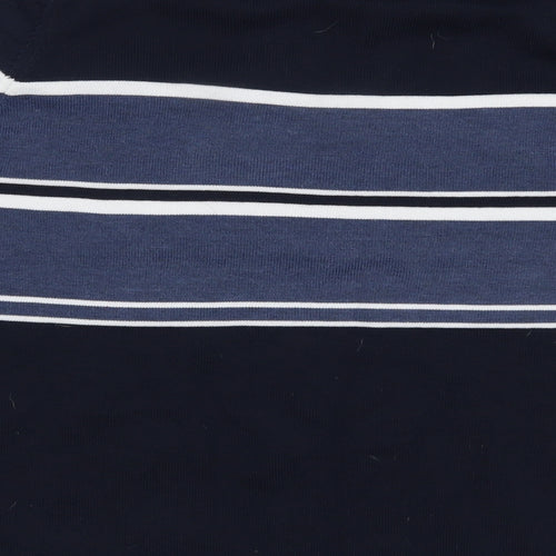 Preworn Mens Blue Striped  Pullover Jumper Size XL