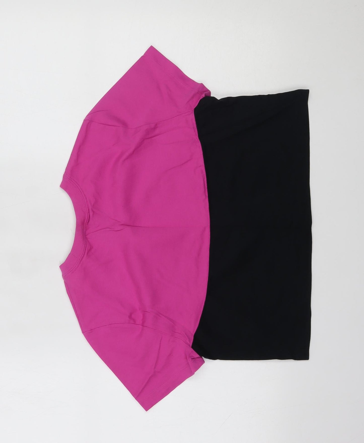 Nike Womens Pink   Cropped T-Shirt Size M