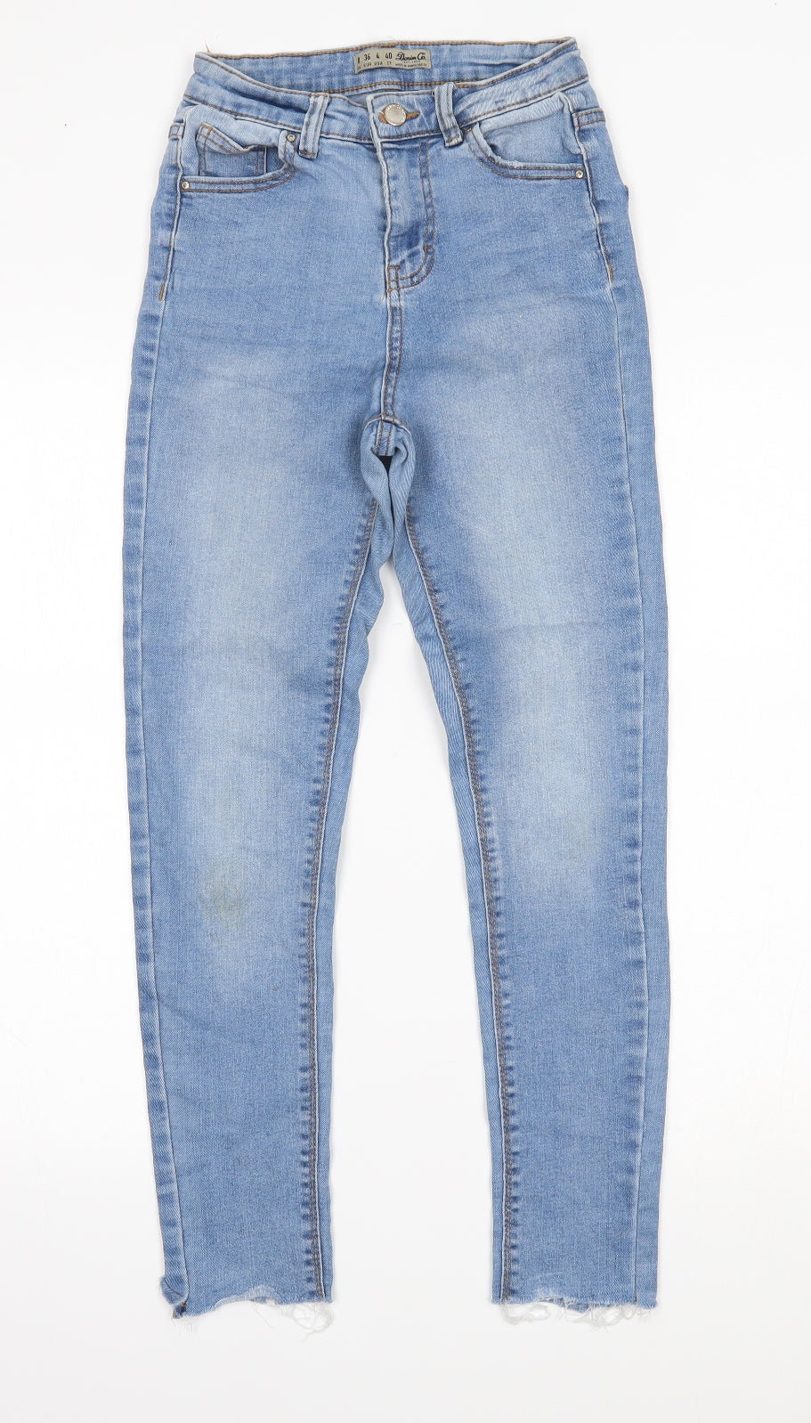 Primark Womens Blue  Denim Skinny Jeans Size 8 L24 in