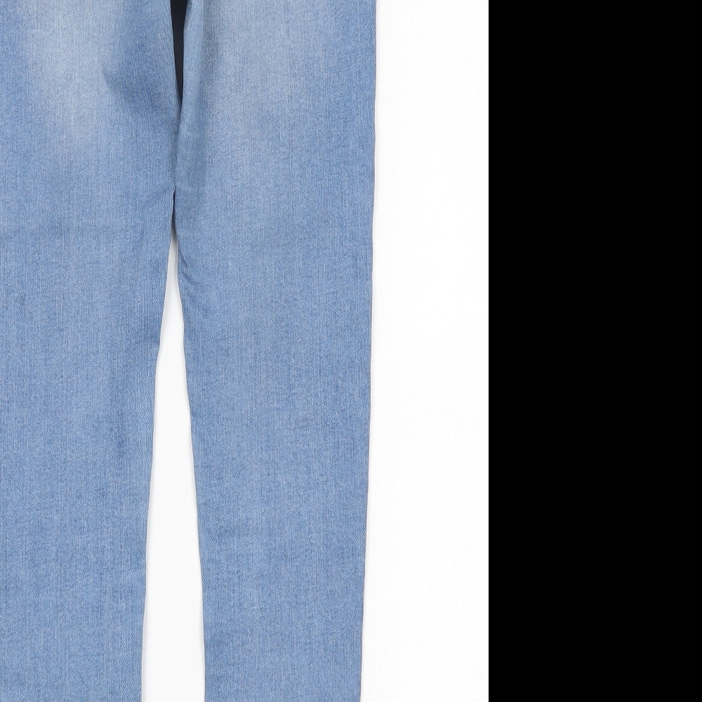Primark Womens Blue  Denim Skinny Jeans Size 8 L24 in