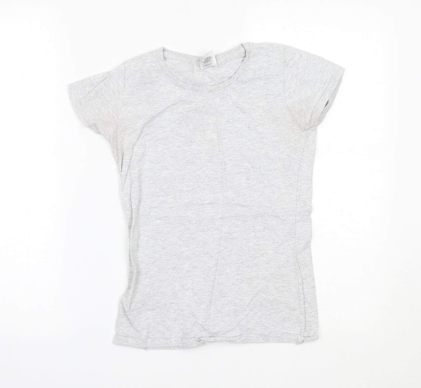 Fruit of the Loom Womens Grey   Basic T-Shirt Size XS
