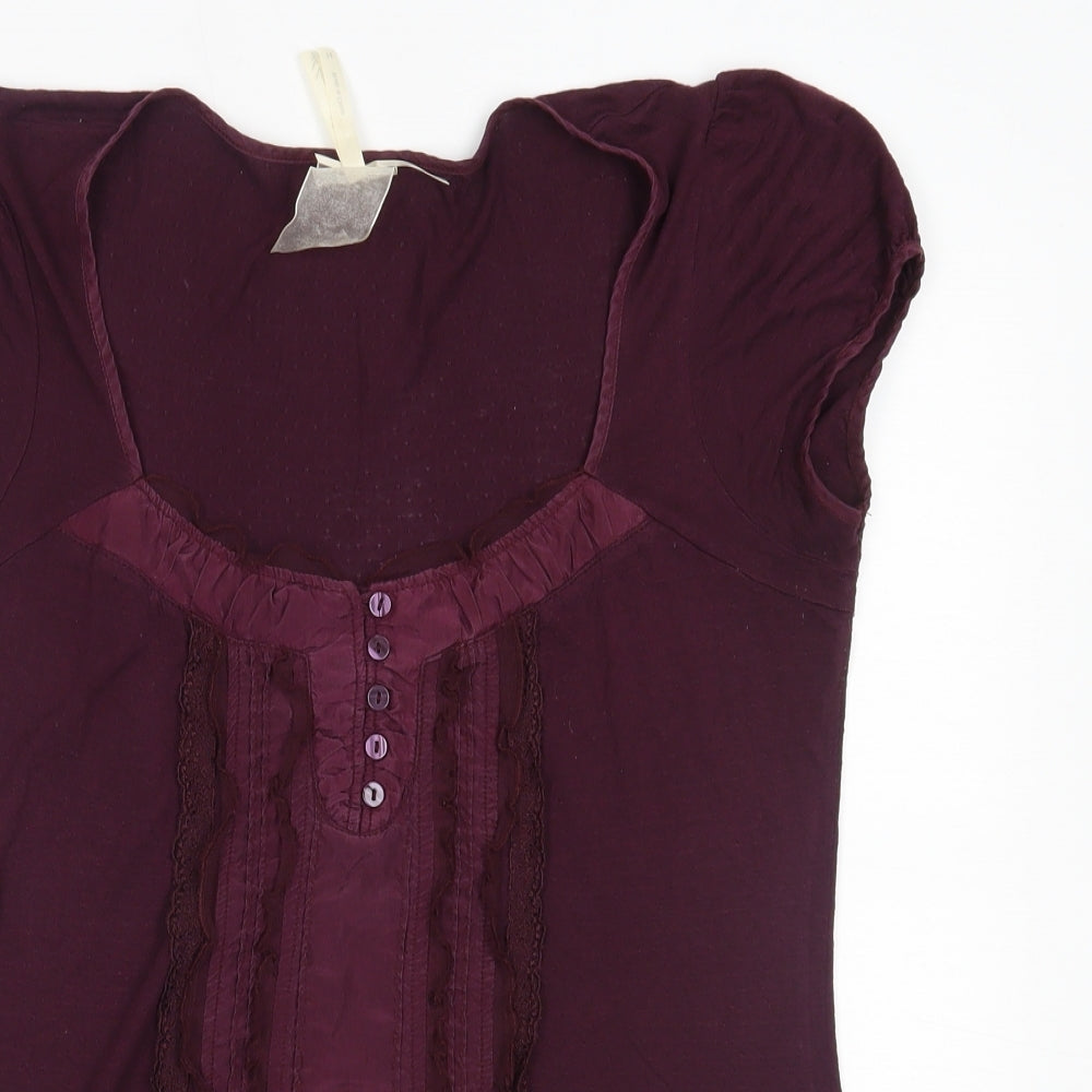 NEXT Womens Purple   Basic T-Shirt Size 14