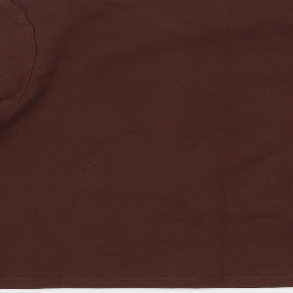 SheIn Girls Brown   Basic T-Shirt Size 15-16 Years