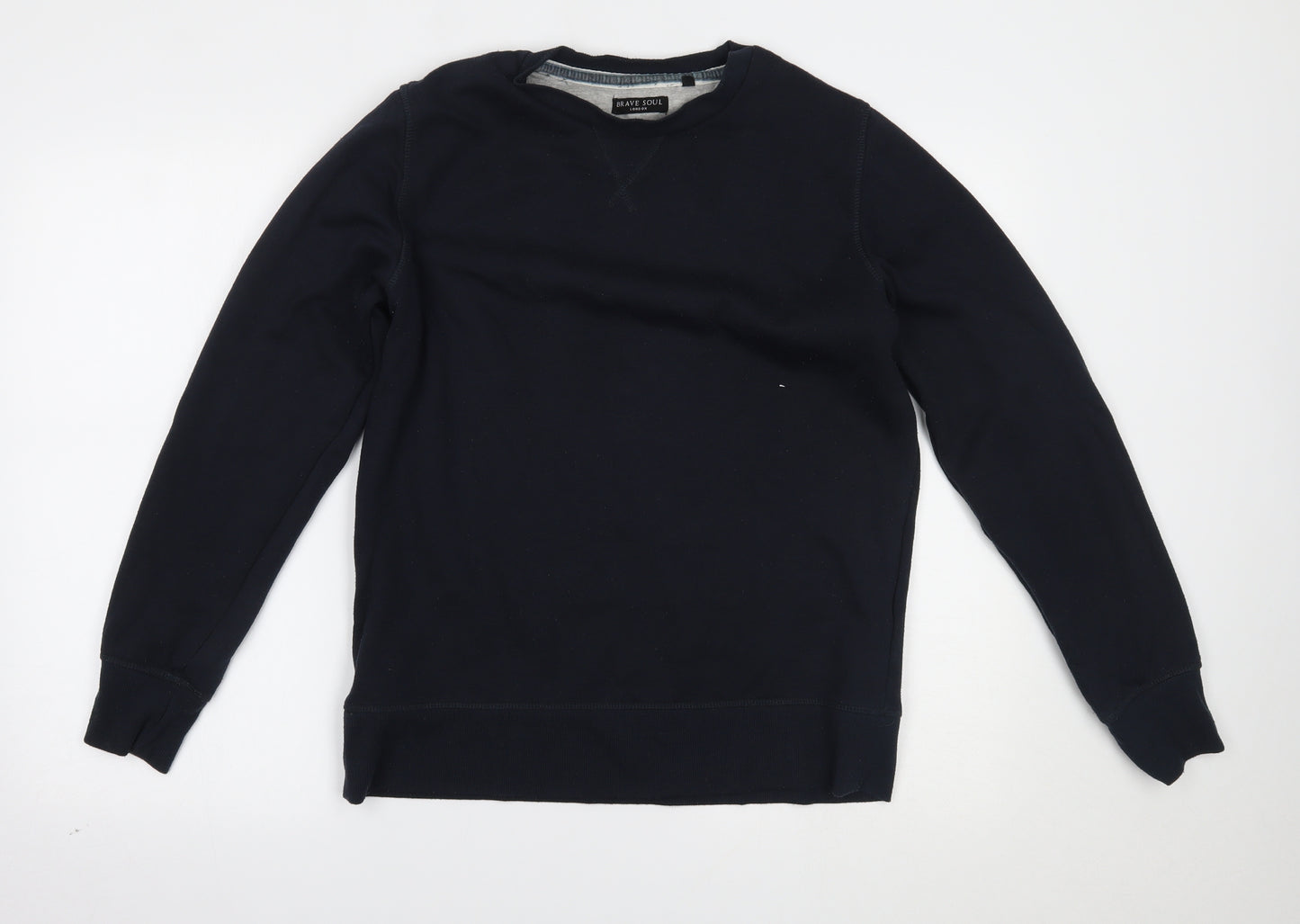 Brave Soul Mens Blue   Pullover Sweatshirt Size M