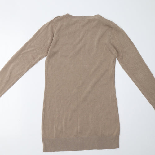Dorothy Perkins Womens Beige   Pullover Sweatshirt Size 12