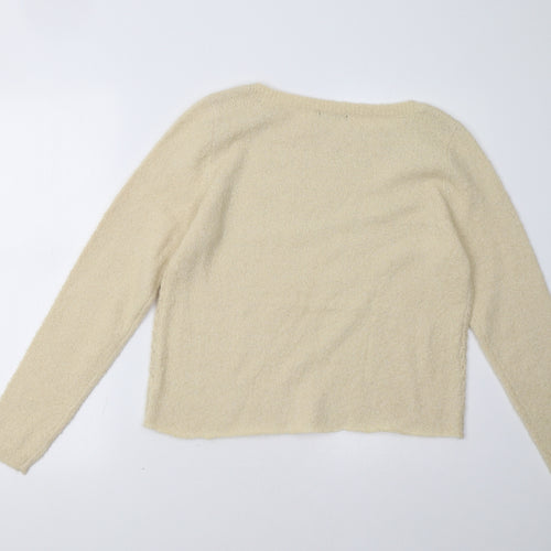 M&Co Womens Beige   Pullover Sweatshirt Size 12