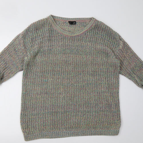 Topshop Womens Multicoloured   Pullover Sweatshirt Size 10