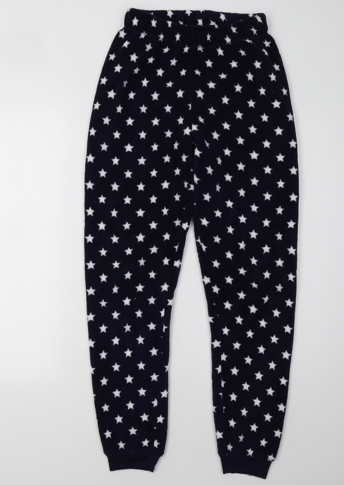 Primark Womens Blue Polka Dot   Pyjama Pants Size XS