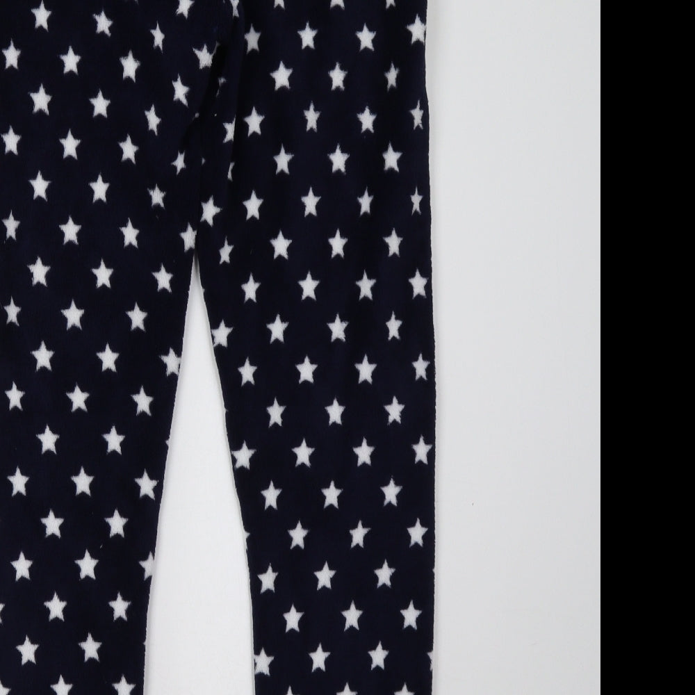 Primark Womens Blue Polka Dot   Pyjama Pants Size XS