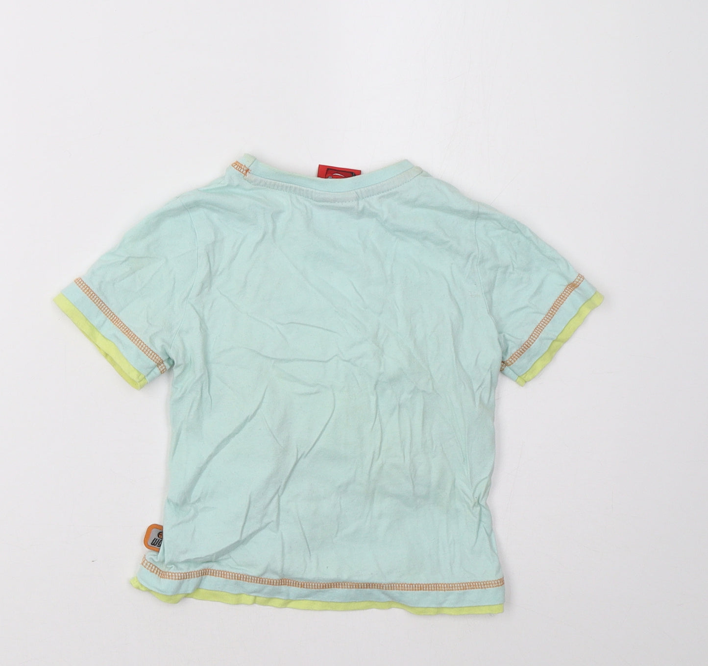 Disney Pixar Boys Blue   Basic T-Shirt Size 2-3 Years  - Cars