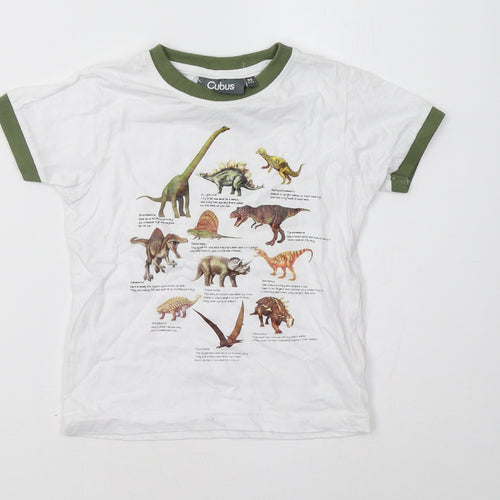 Cubus Boys White   Basic T-Shirt Size 3 Years