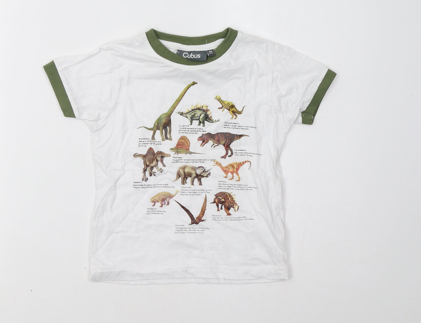 Cubus Boys White   Basic T-Shirt Size 3 Years