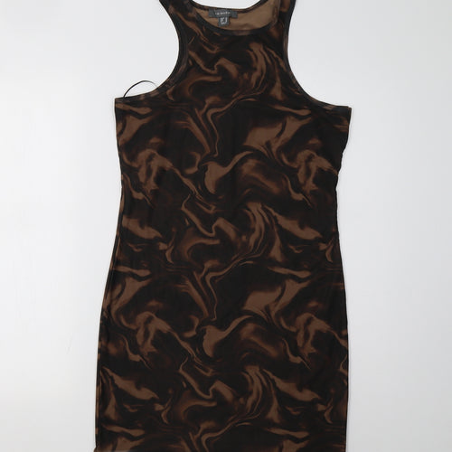Primark Womens Brown   Bodycon  Size 14