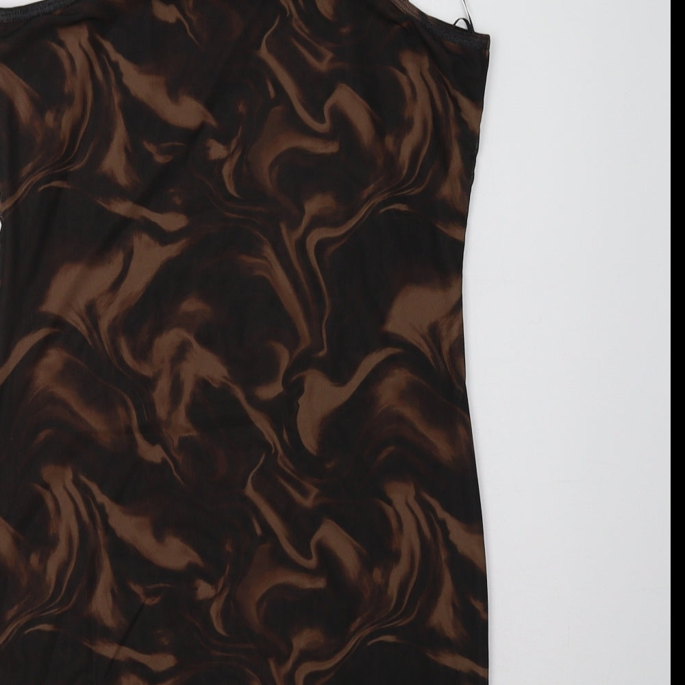Primark Womens Brown   Bodycon  Size 14