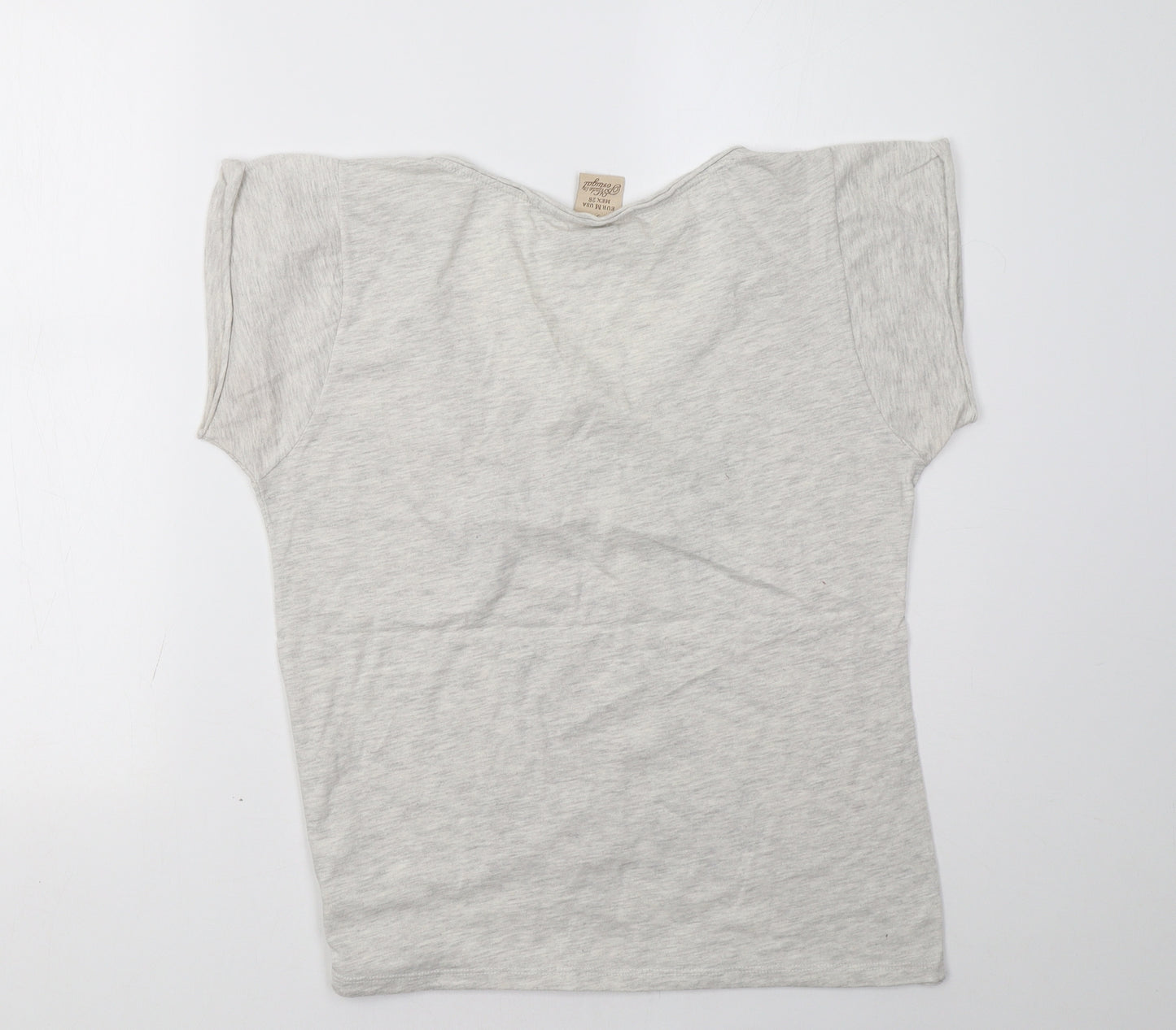 frafalue Womens Grey   Basic T-Shirt Size M