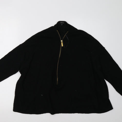 River Island Womens Black   Pullover Sweatshirt Size 14