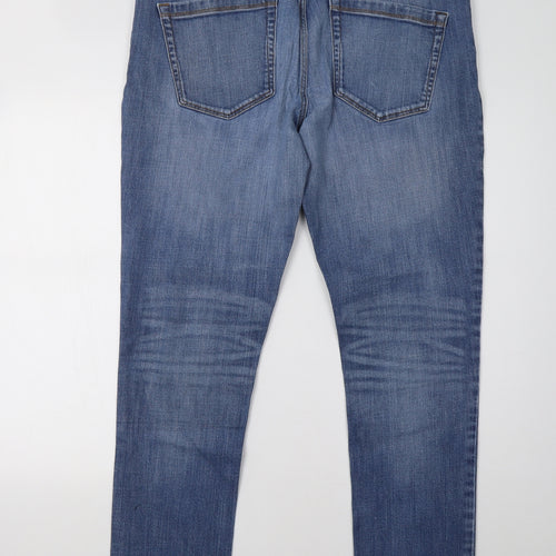 prmdnm Mens Blue   Straight Jeans Size 38 L32 in