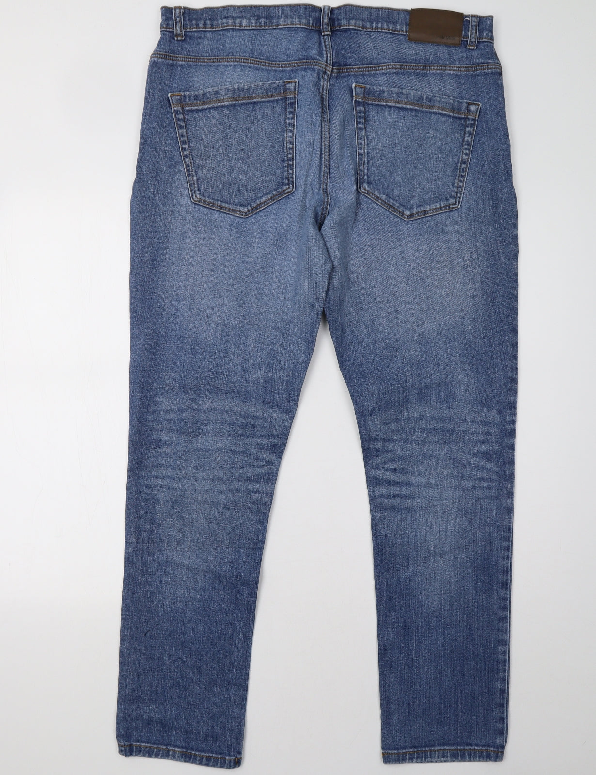prmdnm Mens Blue   Straight Jeans Size 38 L32 in