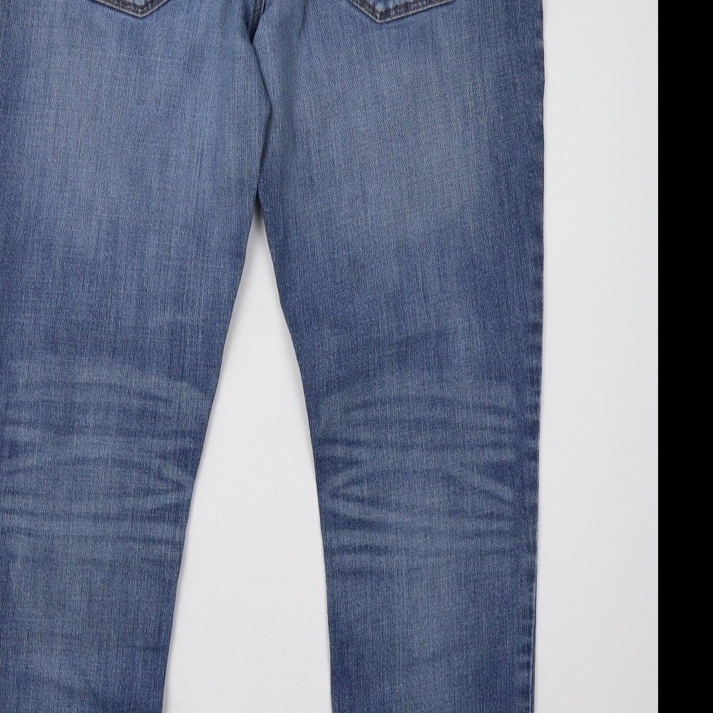 prmdnm Mens Blue   Straight Jeans Size 38 L32 in