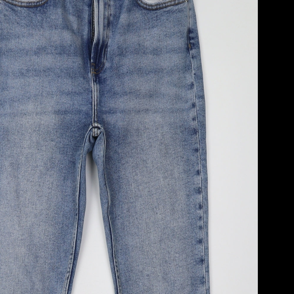 Primark Womens Blue   Mom Jeans Size 14 L28 in