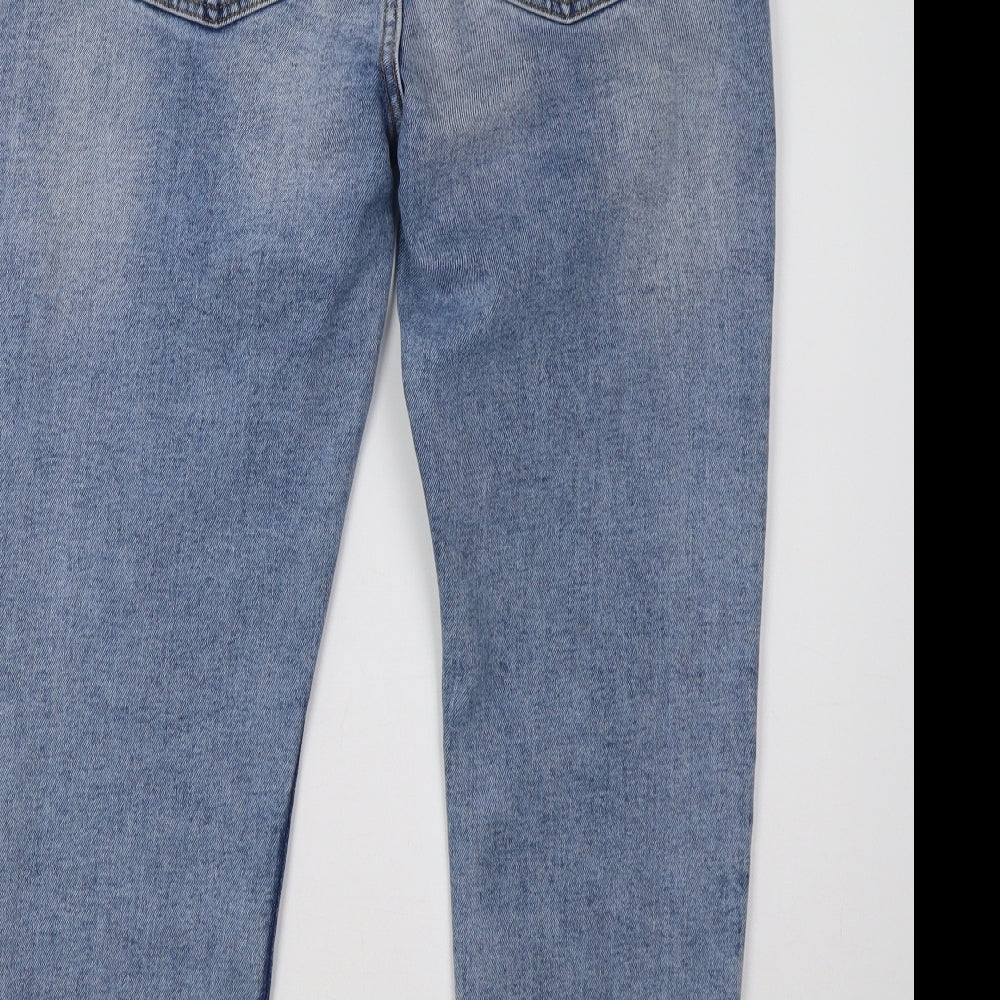 Primark Womens Blue   Mom Jeans Size 14 L28 in