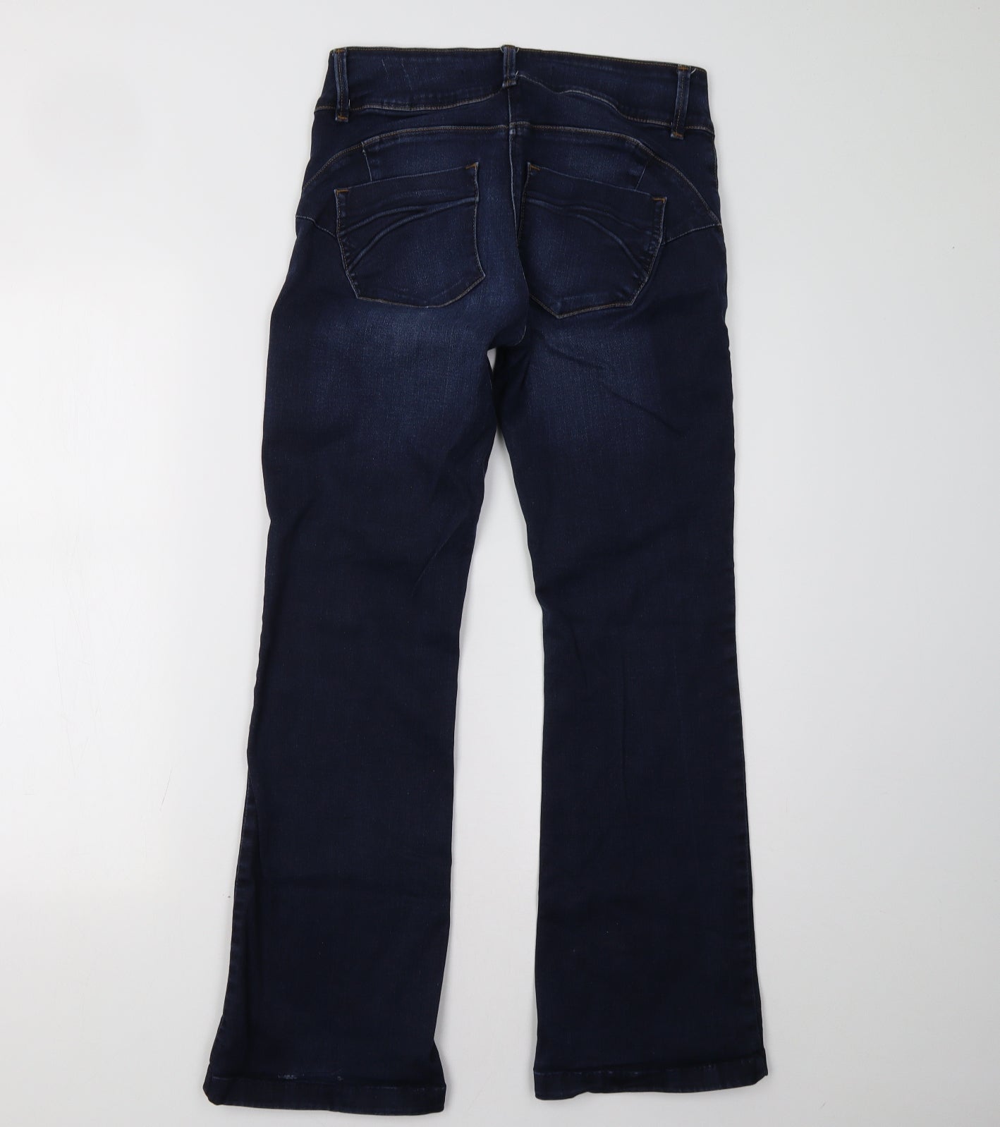 NEXT Womens Blue   Straight Jeans Size 12 L29 in