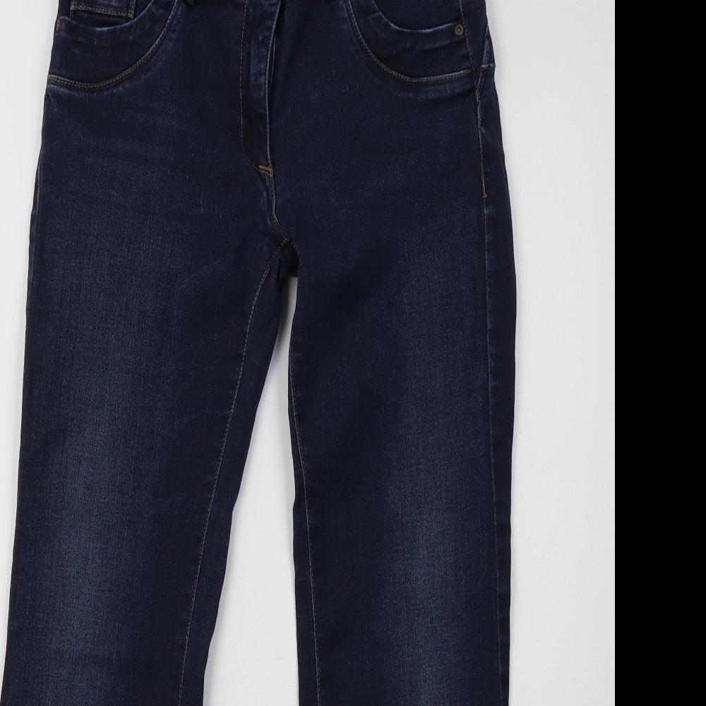 NEXT Womens Blue   Straight Jeans Size 12 L29 in