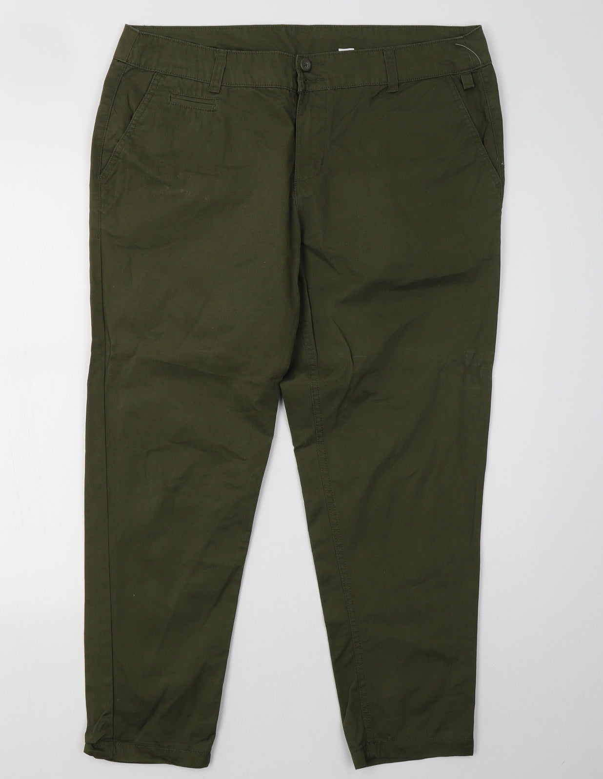 by very Womens Green   Trousers  Size 14 L30 in