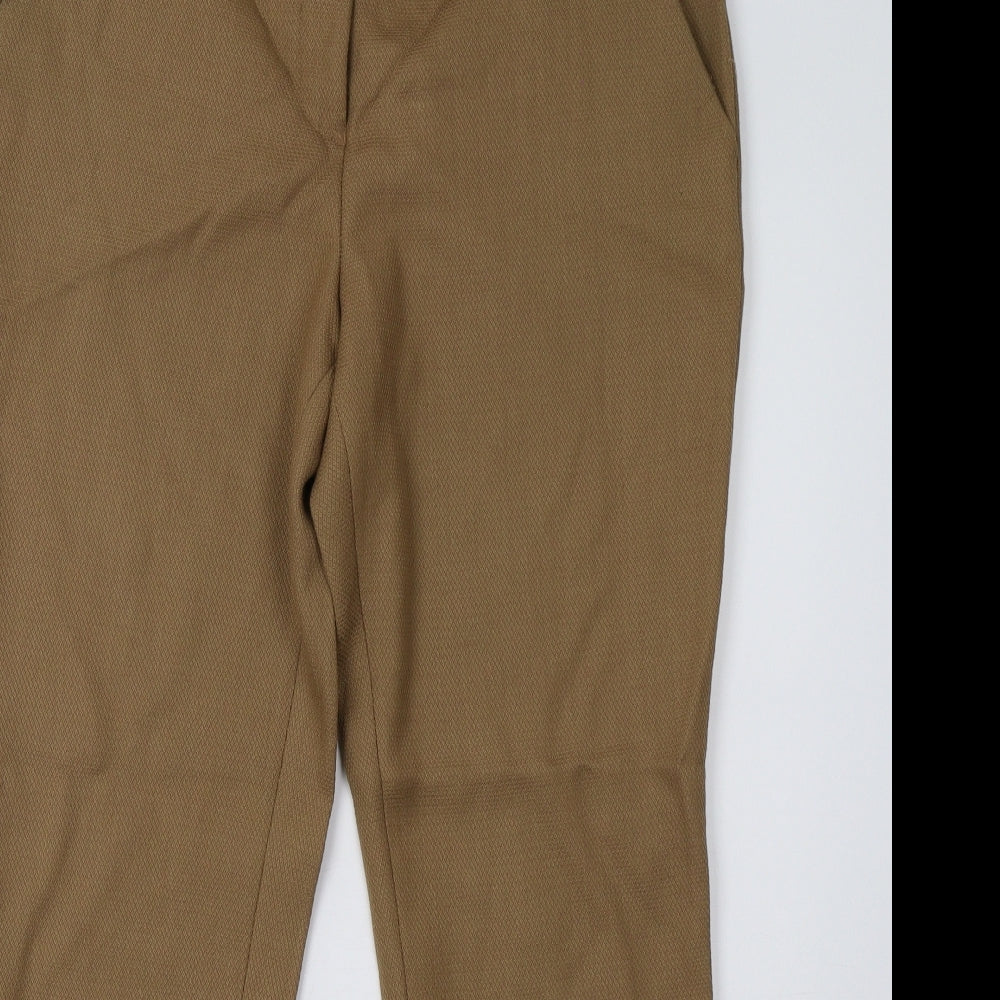 NEXT Womens Brown   Trousers  Size 14 L31 in
