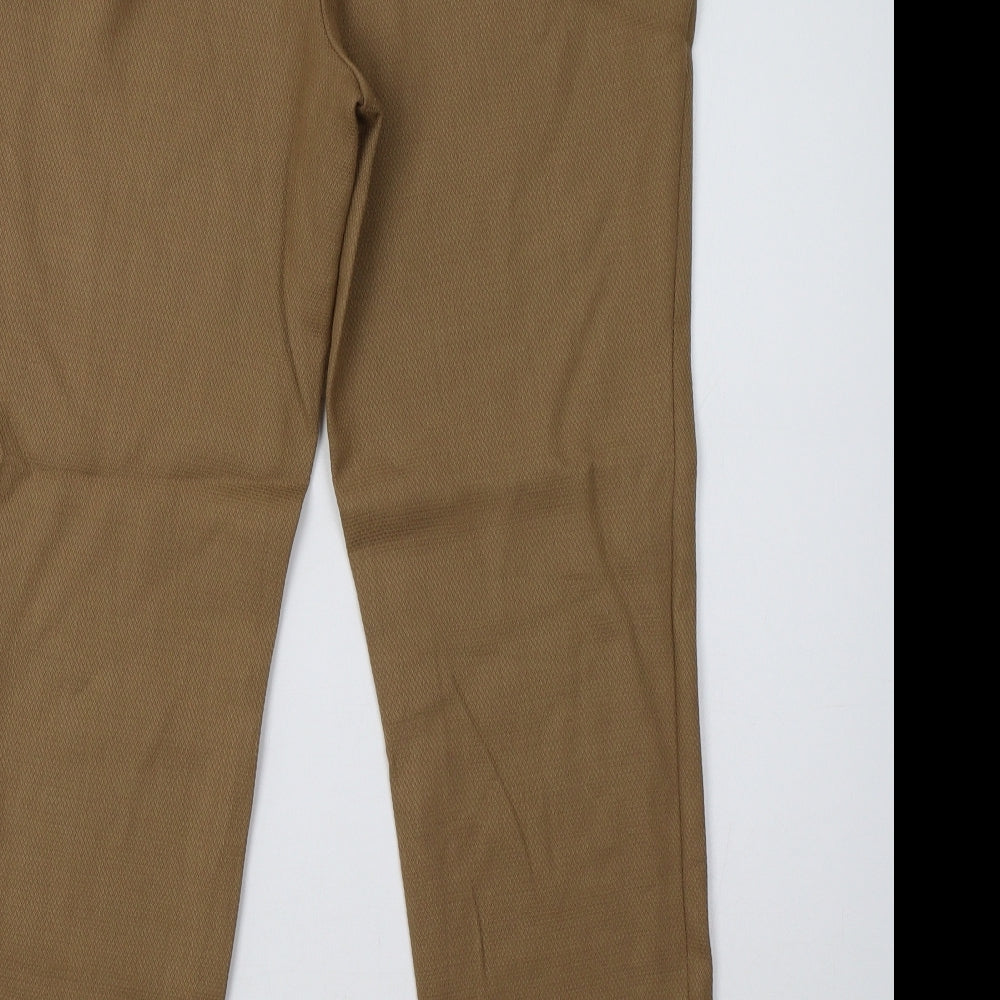 NEXT Womens Brown   Trousers  Size 14 L31 in